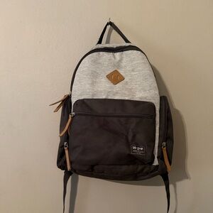 Stylish Gray and charcoal gray diaper bag Backpack